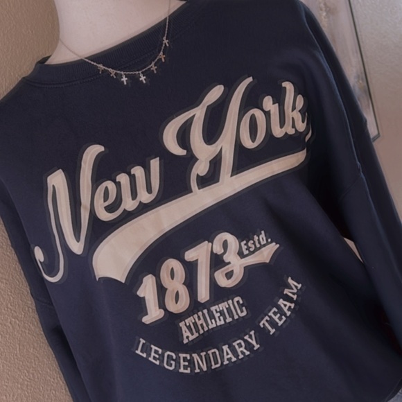 🆕Oversized fleece New York script sweatshirt - Picture 7 of 8